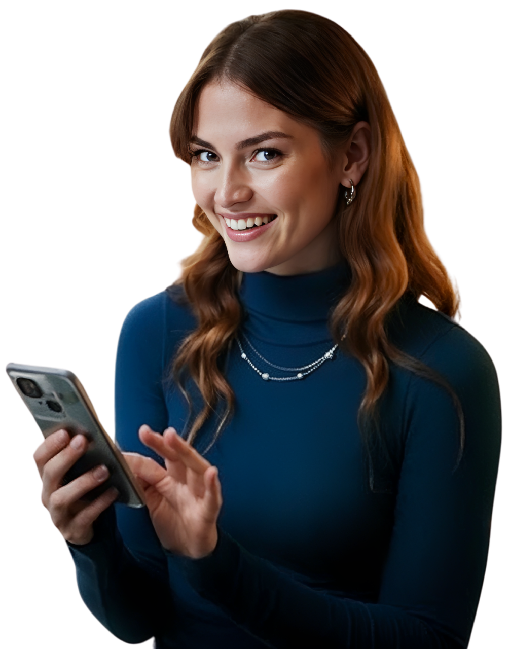 Representante comercial sorrindo